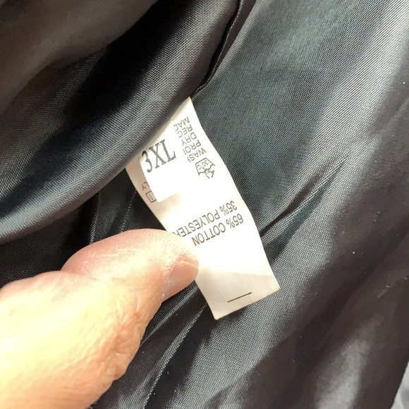 Black and Maroon Quilted Fashion Jacket 3XL on Tag its a Chinese coat size xl. - Picture 4 of 5